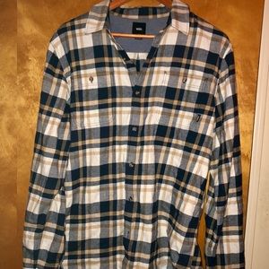 Men’s Plaid Button-down